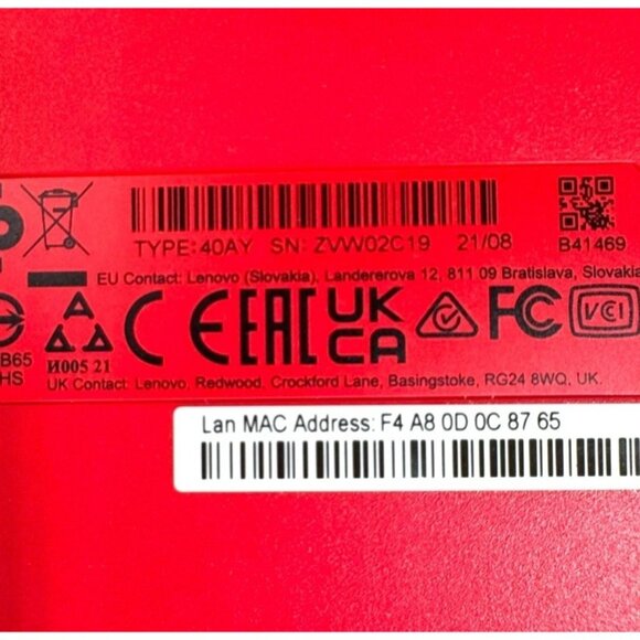 Lenovo ThinkPad 40AY Universal USB-C Docking Station Gen2 w/ DP + HDMI Cable - Picture 6 of 12